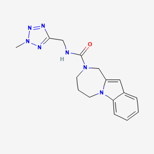 N-[(2-methyltetrazol-5-yl)methyl]-1,3,4,5-tetrahydro-[1,4]diazepino[1,2-a]indole-2-carboxamide