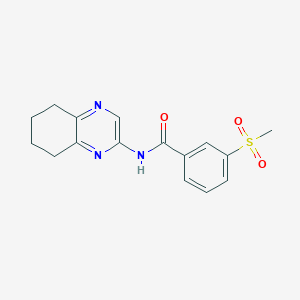 3-methylsulfonyl-N-(5,6,7,8-tetrahydroquinoxalin-2-yl)benzamide