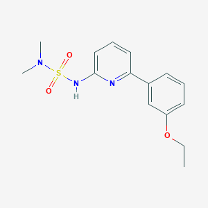 molecular formula C15H19N3O3S B6748047 2-(Dimethylsulfamoylamino)-6-(3-ethoxyphenyl)pyridine 