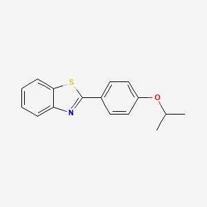 2-[4-(Propan-2-yloxy)phenyl]-1,3-benzothiazole