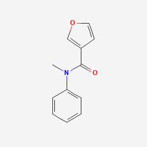 N-methyl-N-phenylfuran-3-carboxamide