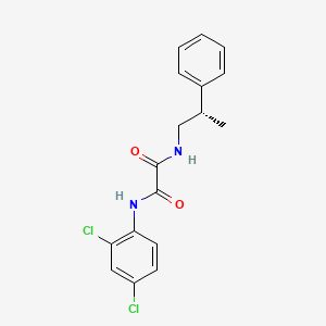 N'-(2,4-dichlorophenyl)-N-[(2S)-2-phenylpropyl]oxamide