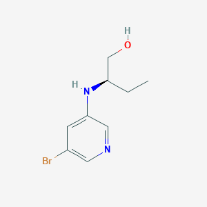 (2R)-2-[(5-bromopyridin-3-yl)amino]butan-1-ol