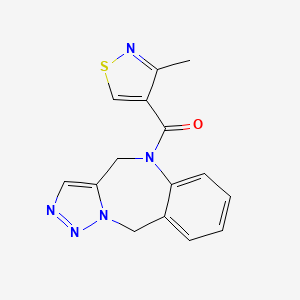 4,10-Dihydrotriazolo[5,1-c][1,4]benzodiazepin-5-yl-(3-methyl-1,2-thiazol-4-yl)methanone