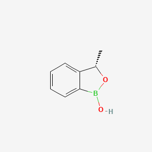 molecular formula C8H9BO2 B6748274 (3S)-3-methyl-1,3-dihydro-2,1-benzoxaborol-1-ol 