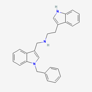 N-[(1-benzylindol-3-yl)methyl]-2-(1H-indol-3-yl)ethanamine