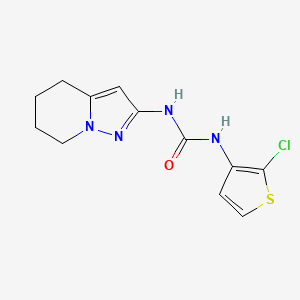 1-(2-Chlorothiophen-3-yl)-3-(4,5,6,7-tetrahydropyrazolo[1,5-a]pyridin-2-yl)urea