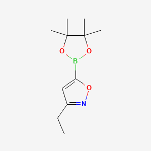 3-Ethyl-5-(pinacolboronate)-isoxazole