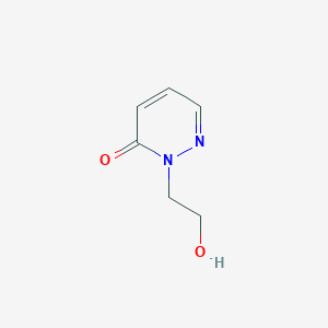 molecular formula C6H8N2O2 B6748835 2-(2-羟乙基)-3-哒嗪酮 