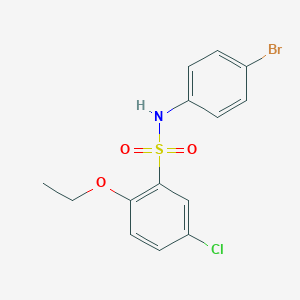 N-(4-bromophenyl)-5-chloro-2-ethoxybenzene-1-sulfonamide