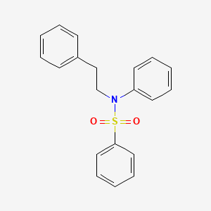 molecular formula C20H19NO2S B6748880 N-phenyl-N-(2-phenylethyl)benzenesulfonamide 