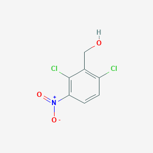 molecular formula C7H5Cl2NO3 B067489 (2,6-Dichloro-3-nitrophenyl)methanol CAS No. 160647-01-8