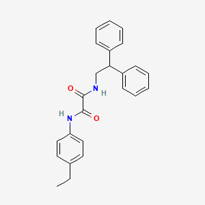 N-(2,2-diphenylethyl)-N'-(4-ethylphenyl)oxamide