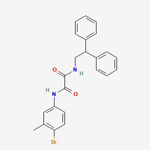 N'-(4-bromo-3-methylphenyl)-N-(2,2-diphenylethyl)oxamide