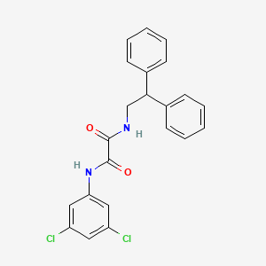 N'-(3,5-dichlorophenyl)-N-(2,2-diphenylethyl)oxamide