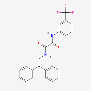 N-(2,2-diphenylethyl)-N'-[3-(trifluoromethyl)phenyl]oxamide