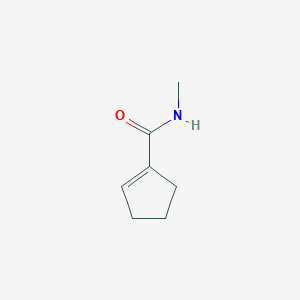 molecular formula C7H11NO B6748939 N-甲基环戊烯-1-甲酰胺 