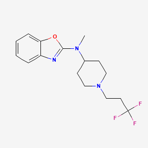 N-methyl-N-[1-(3,3,3-trifluoropropyl)piperidin-4-yl]-1,3-benzoxazol-2-amine