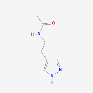 N-[2-(1H-pyrazol-4-yl)ethyl]acetamide