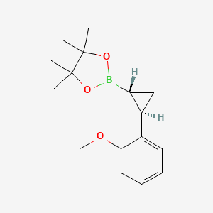 2-((1R,2R)-2-(2-methoxyphenyl)cyclopropyl)-4,4,5,5-tetramethyl-1,3,2-dioxaborolane