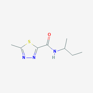 N-butan-2-yl-5-methyl-1,3,4-thiadiazole-2-carboxamide