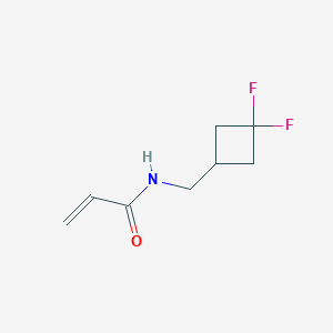 N-[(3,3-difluorocyclobutyl)methyl]prop-2-enamide