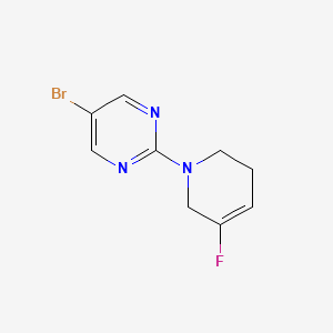 5-bromo-2-(5-fluoro-3,6-dihydro-2H-pyridin-1-yl)pyrimidine