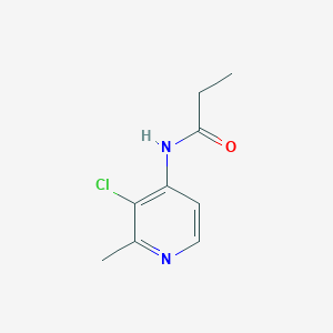 molecular formula C9H11ClN2O B6749193 N-(3-chloro-2-methylpyridin-4-yl)propanamide 