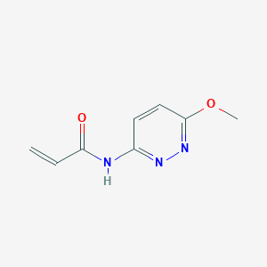 N-(6-methoxypyridazin-3-yl)prop-2-enamide