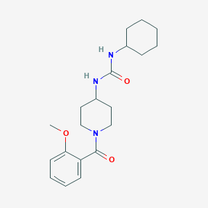 1-Cyclohexyl-3-[1-(2-methoxybenzoyl)piperidin-4-yl]urea