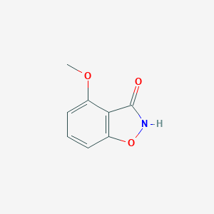 molecular formula C8H7NO3 B067494 4-Methoxybenzo[d]isoxazol-3(2H)-one CAS No. 178747-81-4