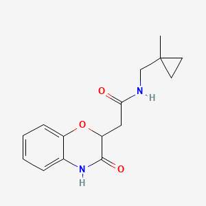 N-[(1-methylcyclopropyl)methyl]-2-(3-oxo-4H-1,4-benzoxazin-2-yl)acetamide