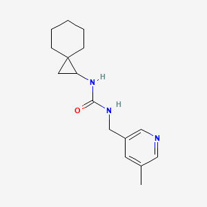 1-[(5-Methylpyridin-3-yl)methyl]-3-spiro[2.5]octan-2-ylurea