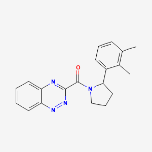 1,2,4-Benzotriazin-3-yl-[2-(2,3-dimethylphenyl)pyrrolidin-1-yl]methanone