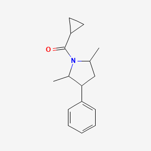 Cyclopropyl-(2,5-dimethyl-3-phenylpyrrolidin-1-yl)methanone