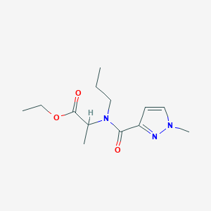 Ethyl 2-[(1-methylpyrazole-3-carbonyl)-propylamino]propanoate