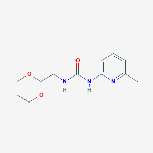 1-(1,3-Dioxan-2-ylmethyl)-3-(6-methylpyridin-2-yl)urea