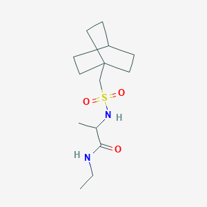 2-(1-bicyclo[2.2.2]octanylmethylsulfonylamino)-N-ethylpropanamide