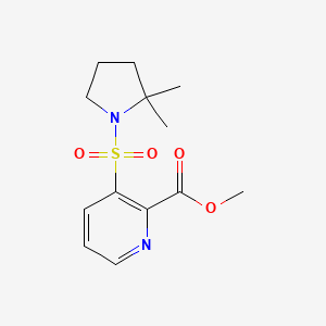 Methyl 3-(2,2-dimethylpyrrolidin-1-yl)sulfonylpyridine-2-carboxylate