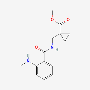 Methyl 1-[[[2-(methylamino)benzoyl]amino]methyl]cyclopropane-1-carboxylate