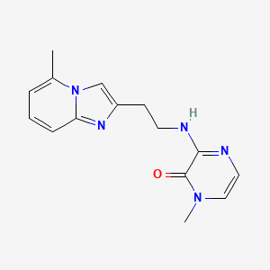 1-Methyl-3-[2-(5-methylimidazo[1,2-a]pyridin-2-yl)ethylamino]pyrazin-2-one