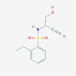 2-ethyl-N-(1-hydroxybut-3-yn-2-yl)benzenesulfonamide