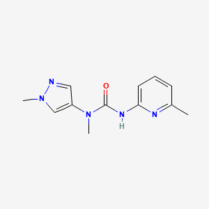 1-Methyl-1-(1-methylpyrazol-4-yl)-3-(6-methylpyridin-2-yl)urea