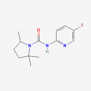 N-(5-fluoropyridin-2-yl)-2,2,5-trimethylpyrrolidine-1-carboxamide