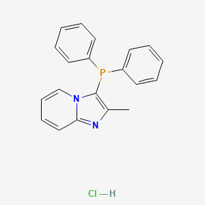 (2-Methylimidazo[1,2-a]pyridin-3-yl)-diphenylphosphane;hydrochloride