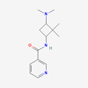 N-[3-(dimethylamino)-2,2-dimethylcyclobutyl]pyridine-3-carboxamide