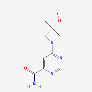 6-(3-Methoxy-3-methylazetidin-1-yl)pyrimidine-4-carboxamide