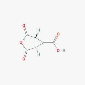 molecular formula C6H4O5 B067507 3-Oxabicyclo[3.1.0]hexane-6-carboxylicacid,2,4-dioxo-,(1alpha,5alpha,6alpha)-(9CI) CAS No. 187681-87-4