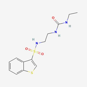 1-[2-(1-Benzothiophen-3-ylsulfonylamino)ethyl]-3-ethylurea