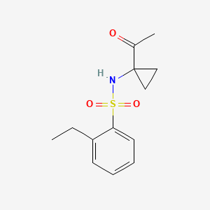 N-(1-acetylcyclopropyl)-2-ethylbenzenesulfonamide